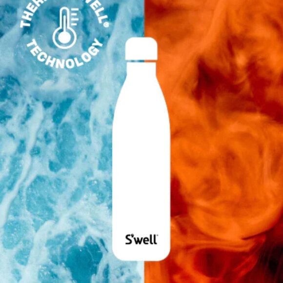 SWELL Hot Cold Insulated Stainless Steel Navy Bottle Small 9oz - Picture 2 of 6